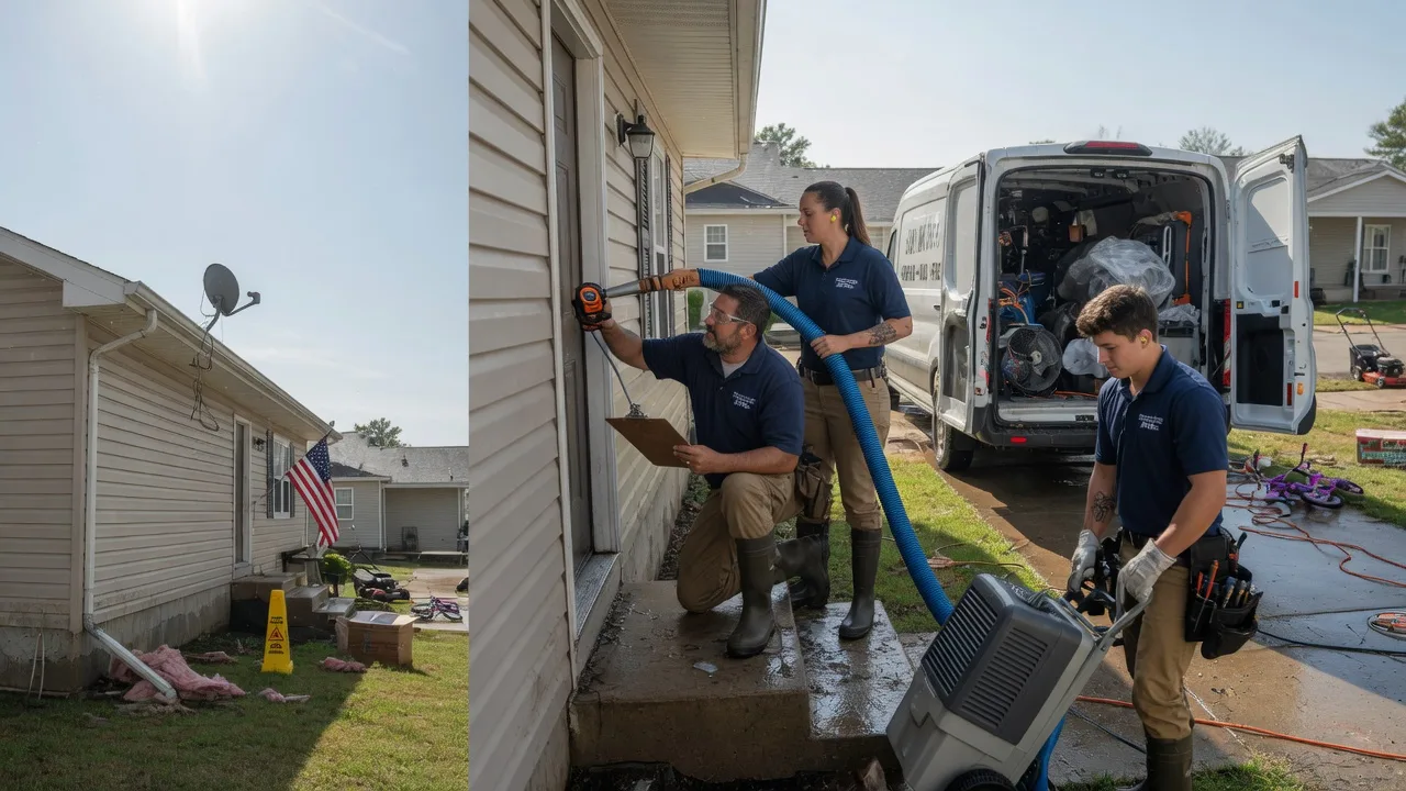 Ceiling Water Damage Restoration in Golden Gate, IL near me